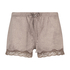 Velours Lace shorts, Brun