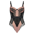 Body med formstøbt bøjle-bh Arianne, Sort