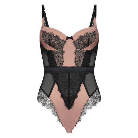 Body med formstøbt bøjle-bh Arianne, Sort