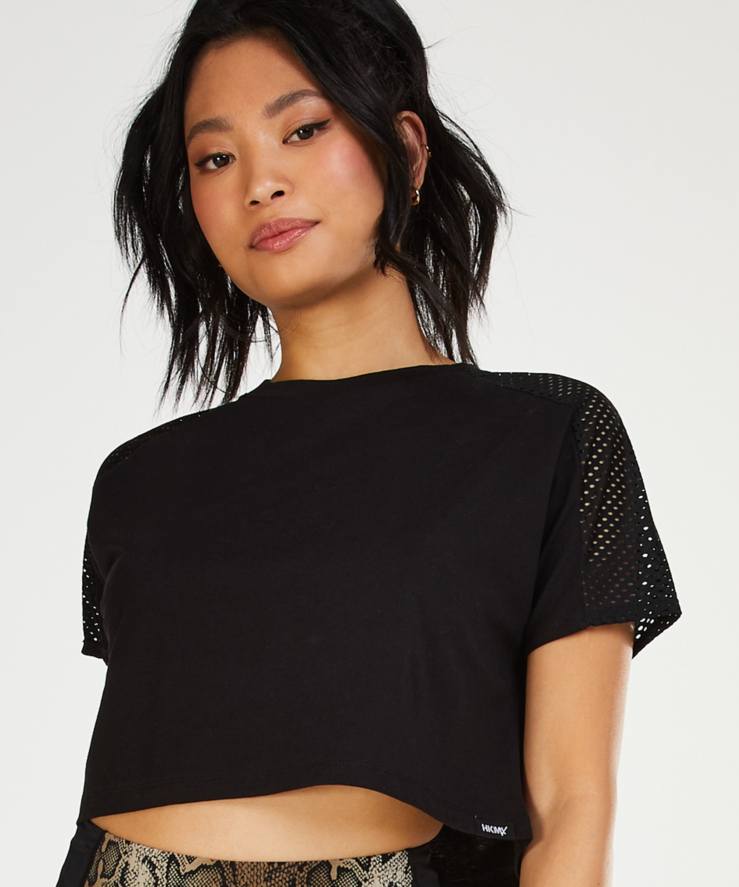 HKMX Crop Top Mesh, Sort