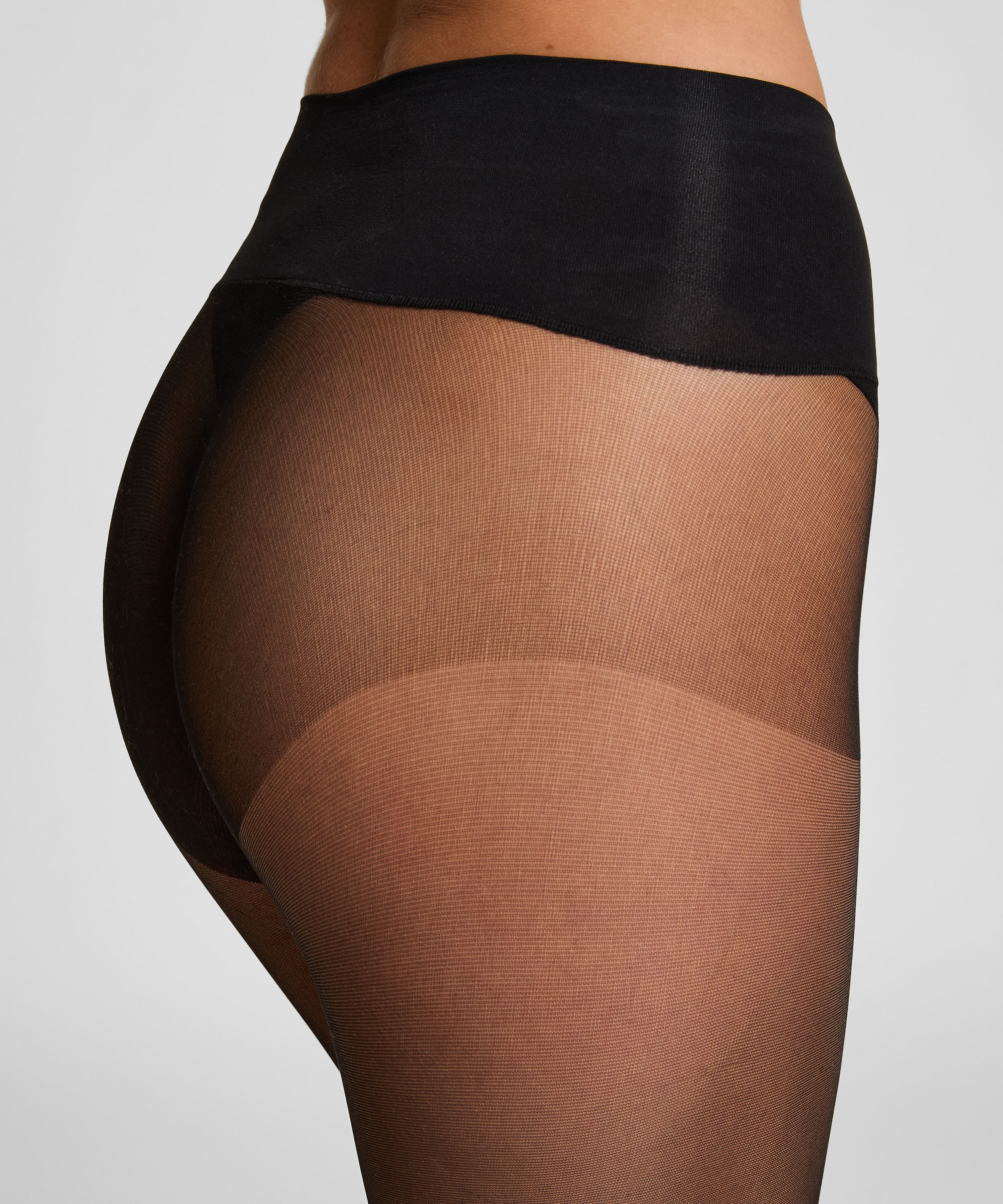 Str&oslash;mpebukser 20 Denier Velvet Touch, Sort, main