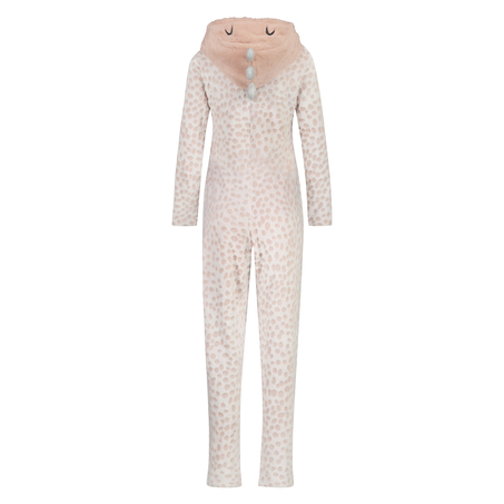 Fleece Novelty onesie-jumpsuit, Lyserød