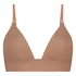 Smooth Triangle Bralette, Brun
