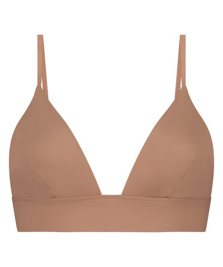 Smooth Triangle Bralette, Brun