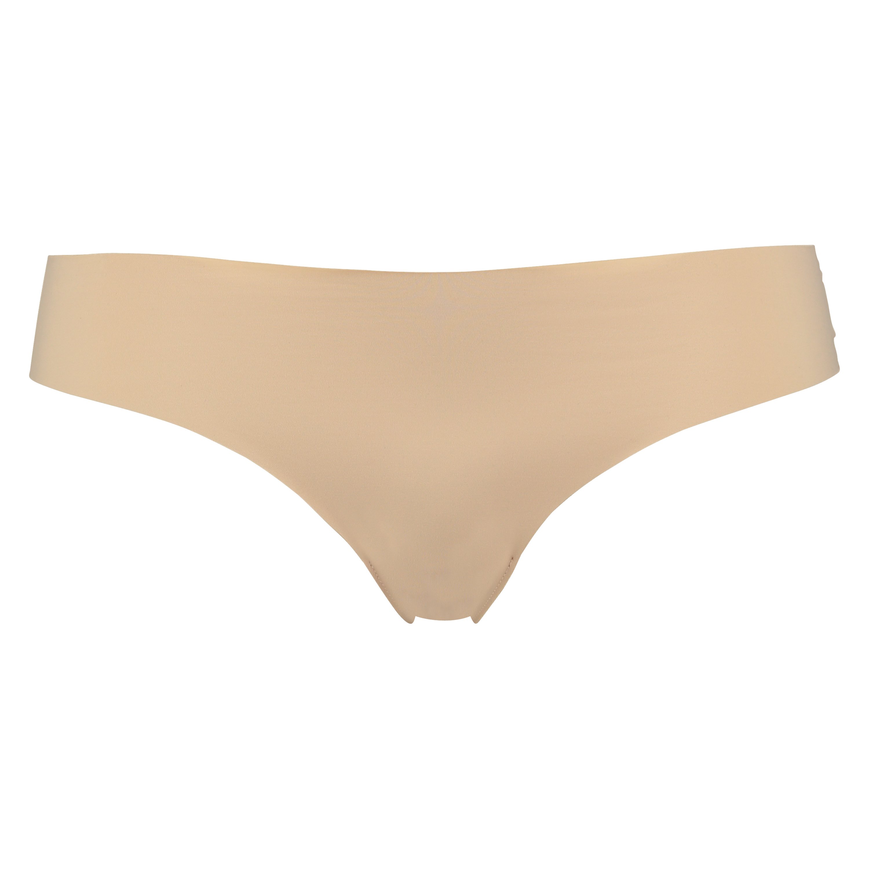 Invisible brasiliansk trusse Bomuld, Beige, main