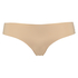 Invisible brasiliansk trusse Bomuld, Beige