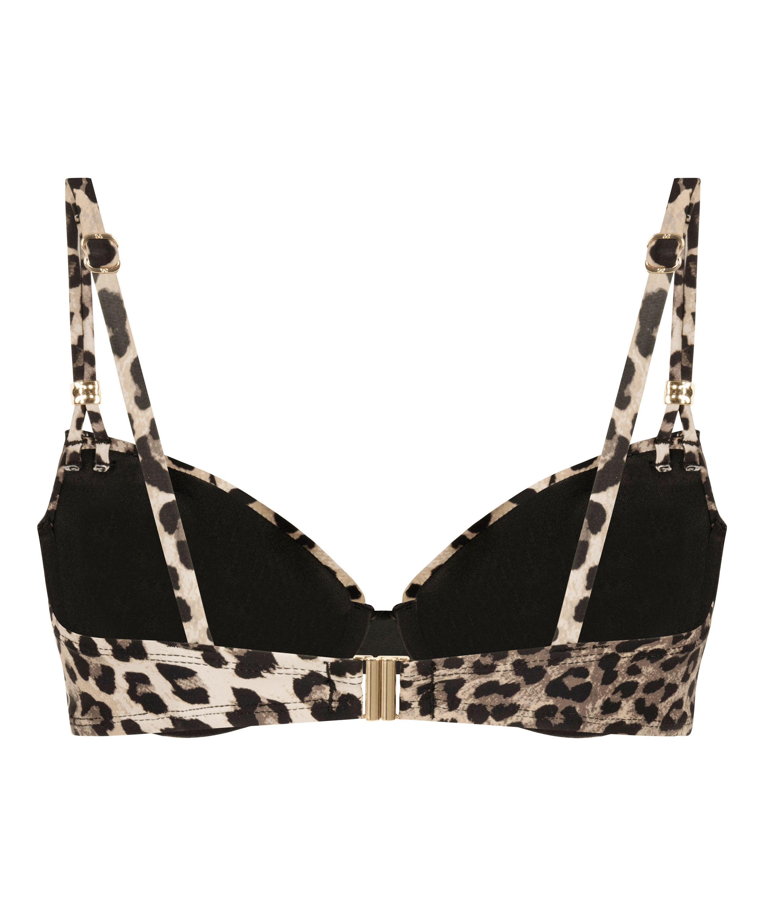 Formstøbt bikinitop med bøjle Animalia, Brun, main