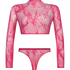Private Lace Set, pink