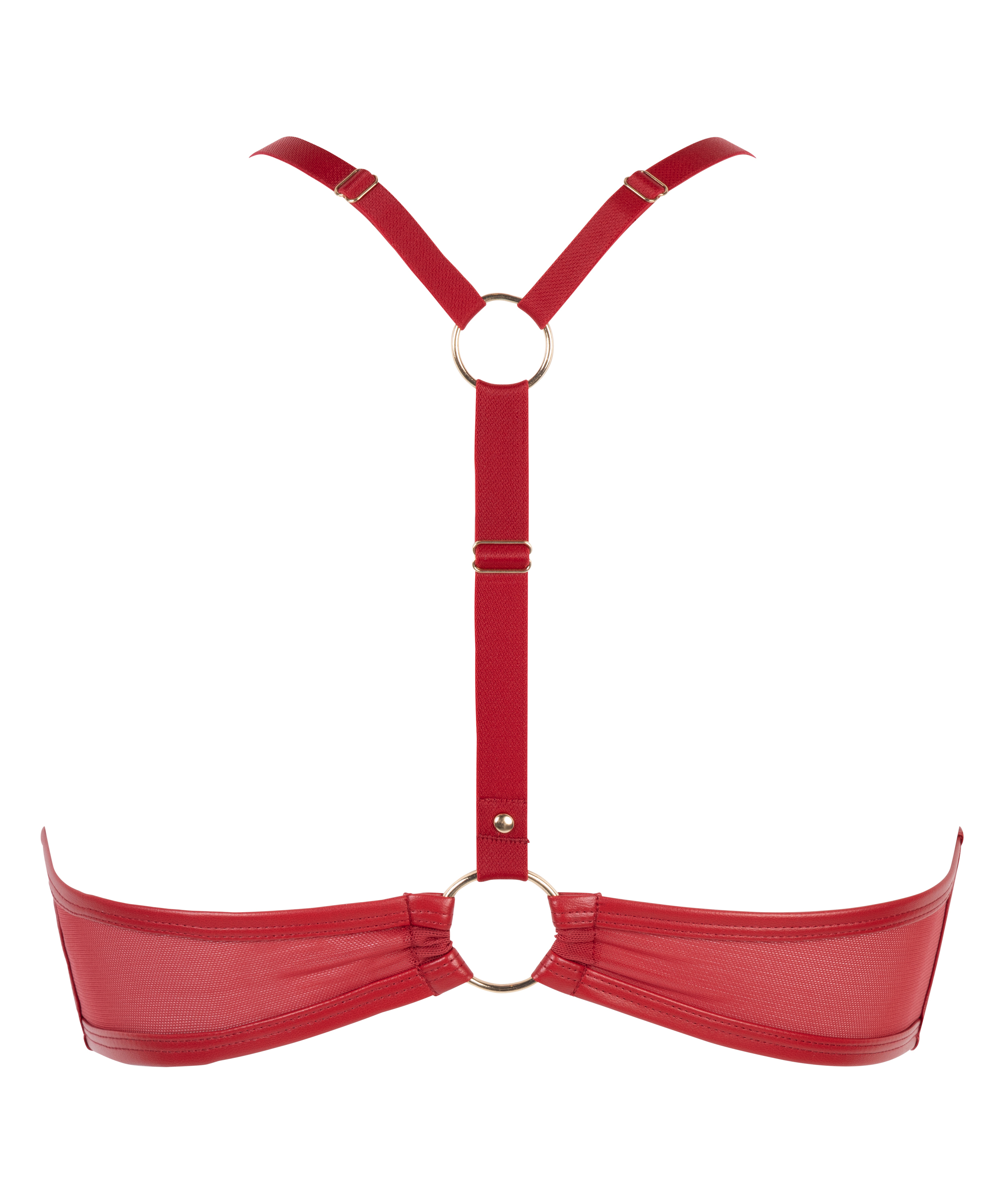 Formstøbt pushup-bøjle-bh Faye, Rød, main