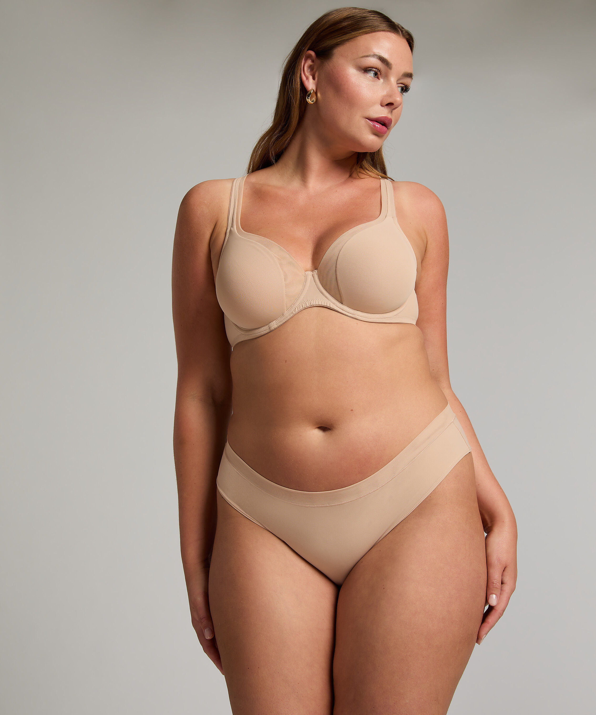 Brasiliansk trusse Mesh, Beige