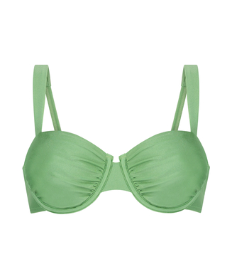 Ikke-formstøbt bikinitop med bøjle Mauritius, grøn