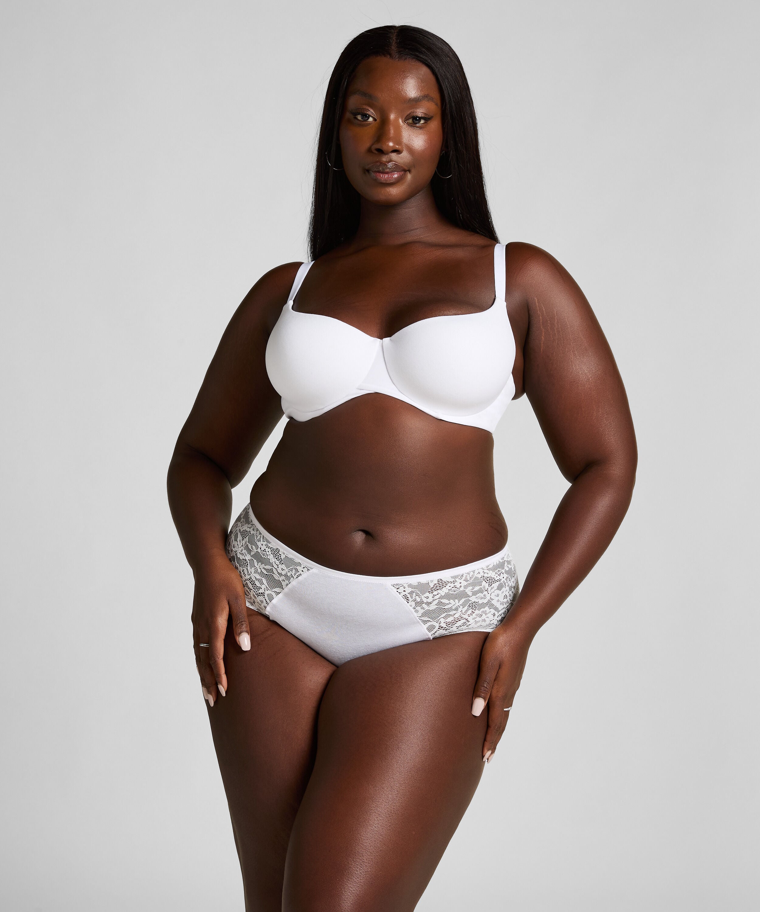 Underbukser med mellemhøj talje Superslip Lace