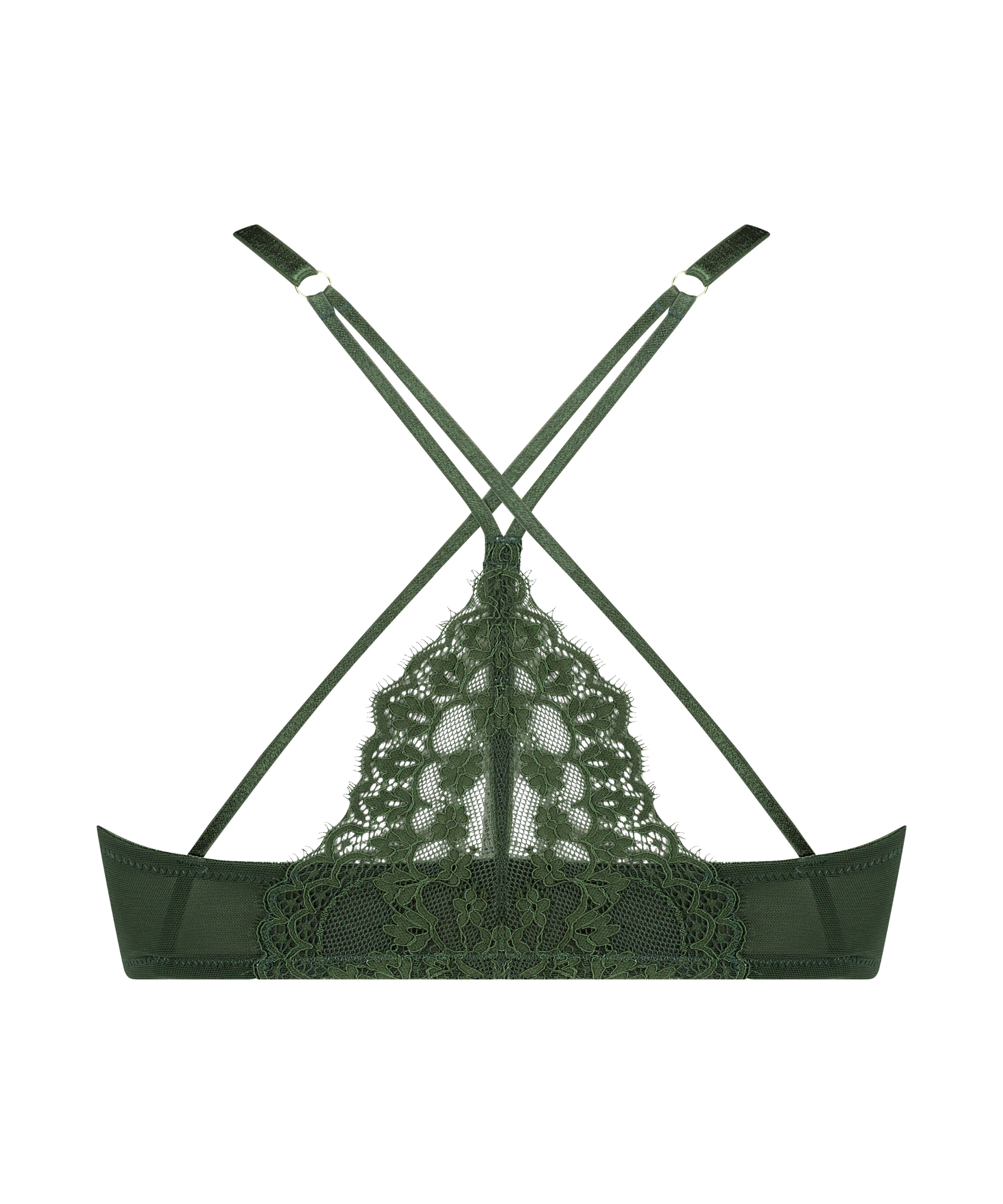 Formstøbt push-up bøjle-bh Miley, Grøn, main