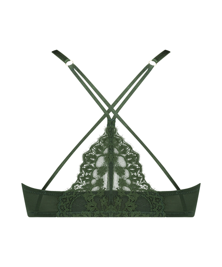 Formstøbt push-up bøjle-bh Miley, Grøn