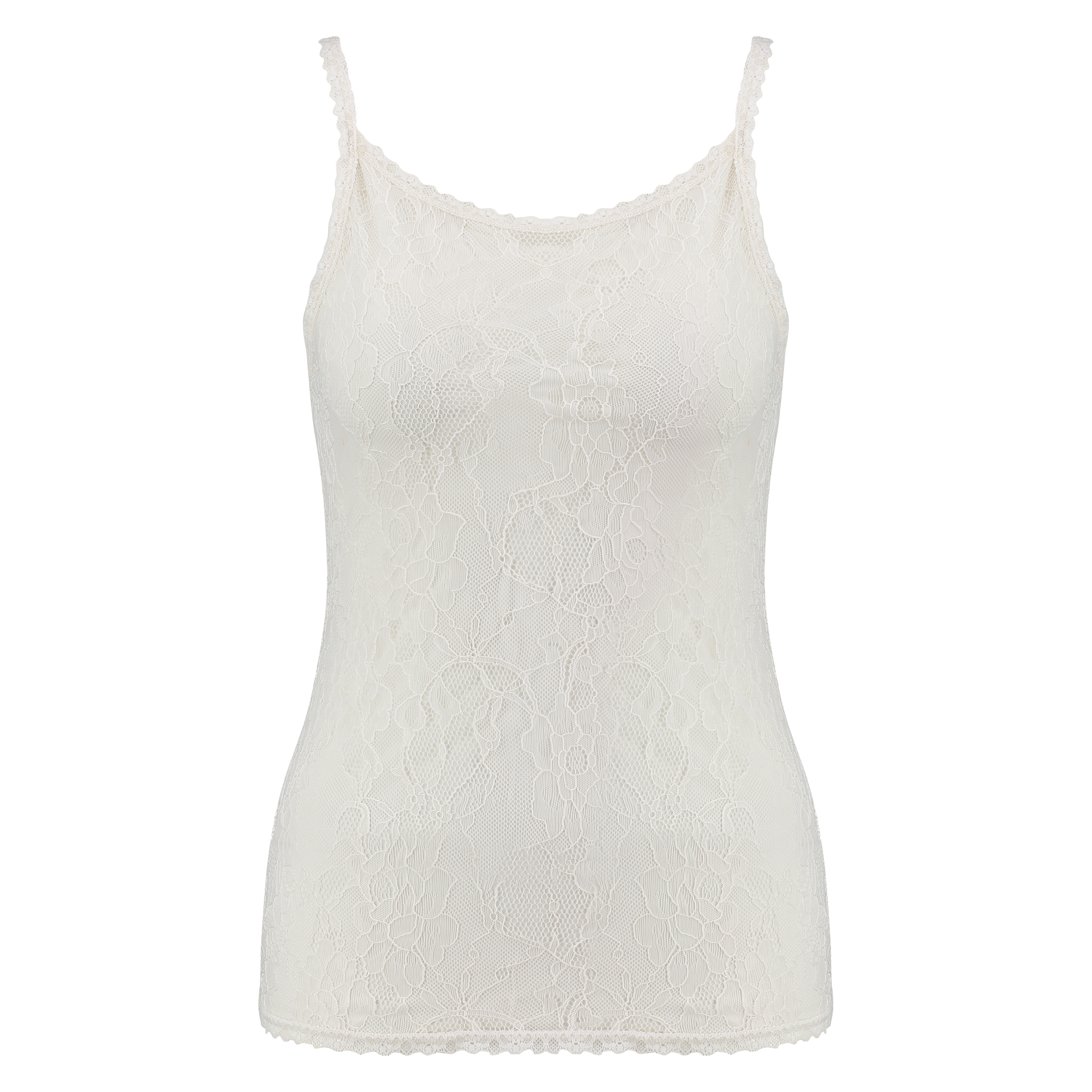 Lace tanktop, Hvid, main
