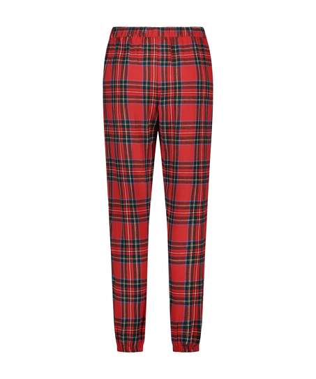 Petite pyjamasbukser af Flannel, R&oslash;d