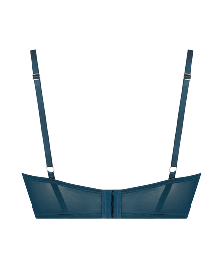 Polstret push-up bøjle-bh Riri, Blå