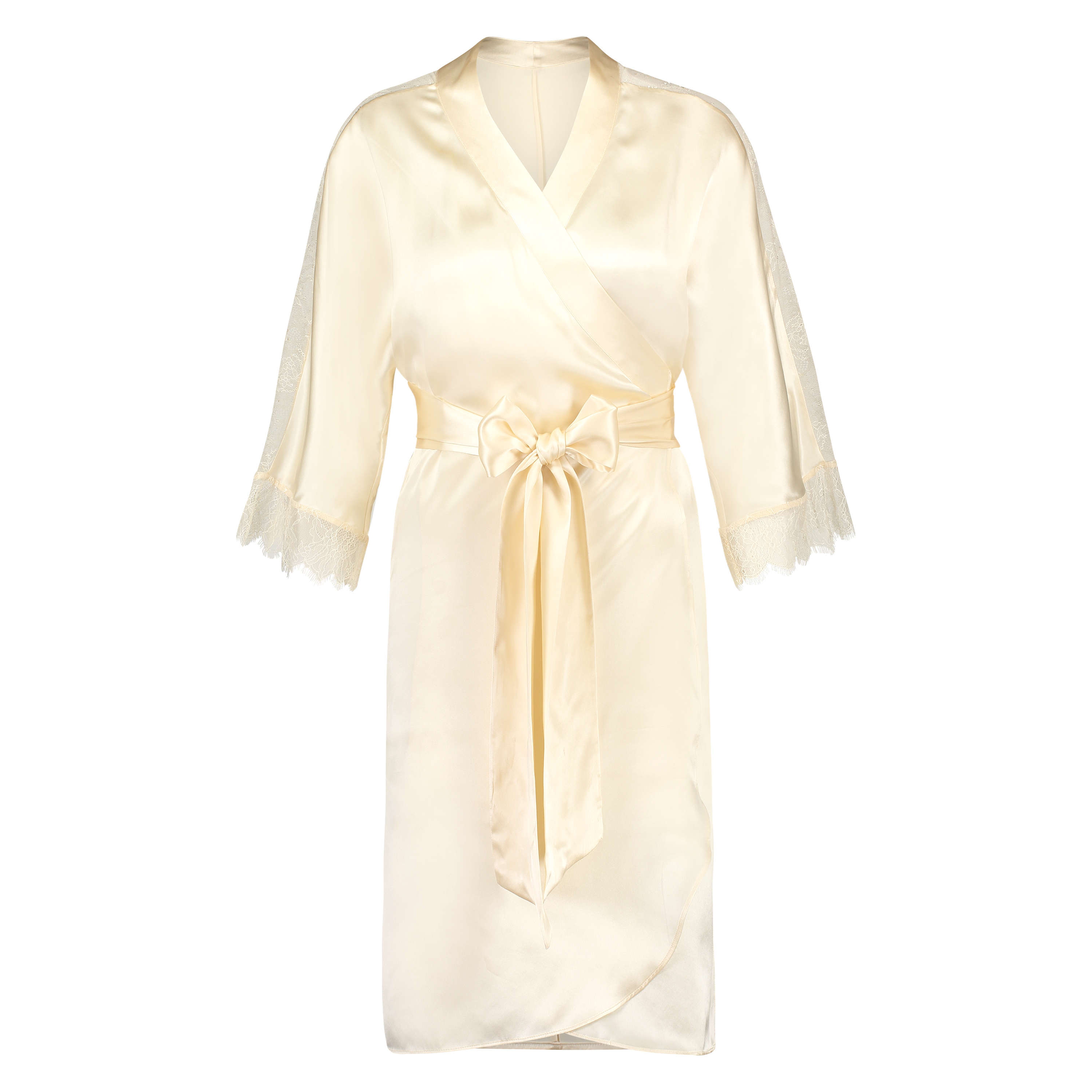 Kimono Silk Lace, Beige, main