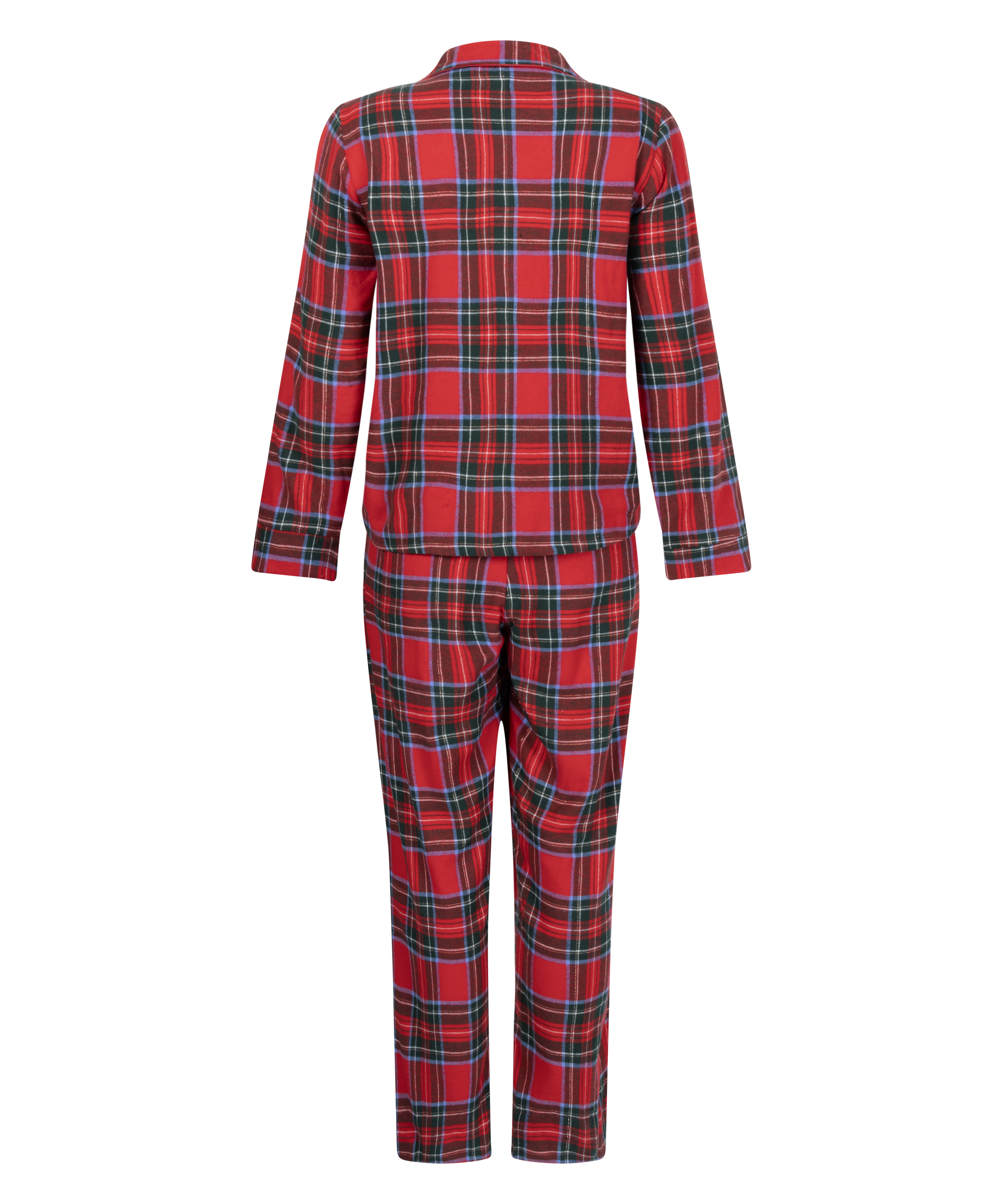 Pyjamassæt Flannel, Rød, main