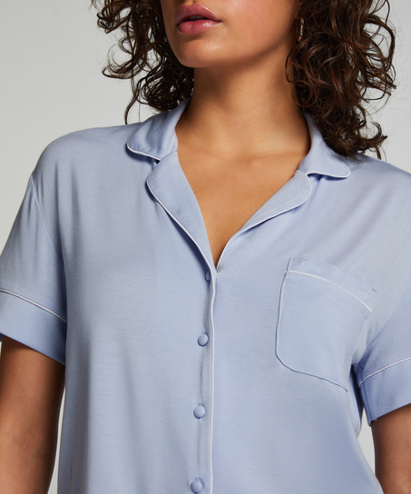 Kortærmet jerseyjakke Essential, Blå