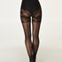 High Backseam strømpebukser i 20 denier, Sort
