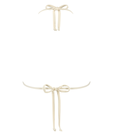 Triangle bikinitop hæklet, Hvid