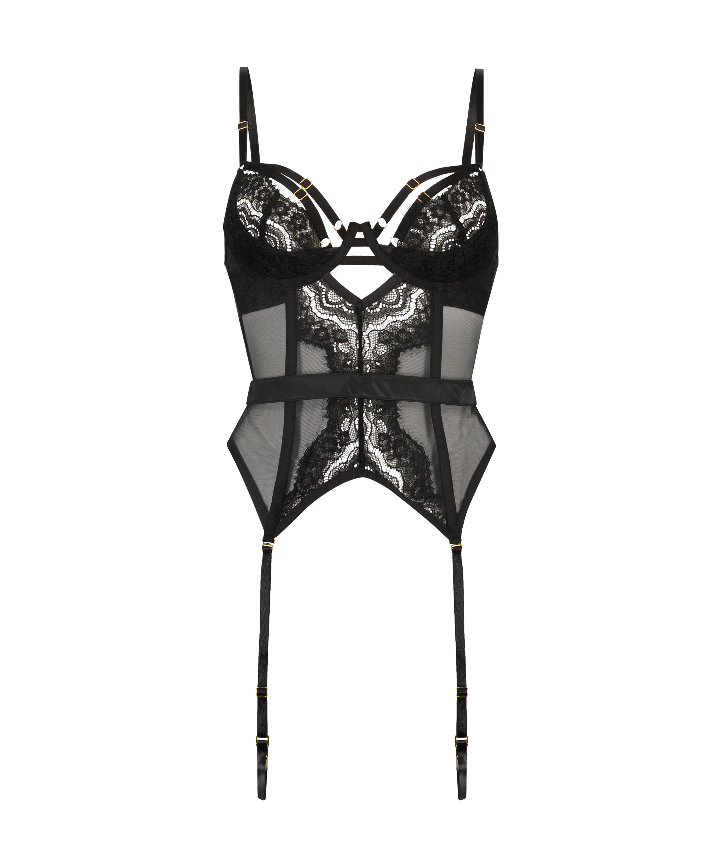 Private Bustier Elizabeth, Sort, main