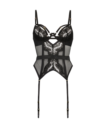 Private Bustier Elizabeth, Sort