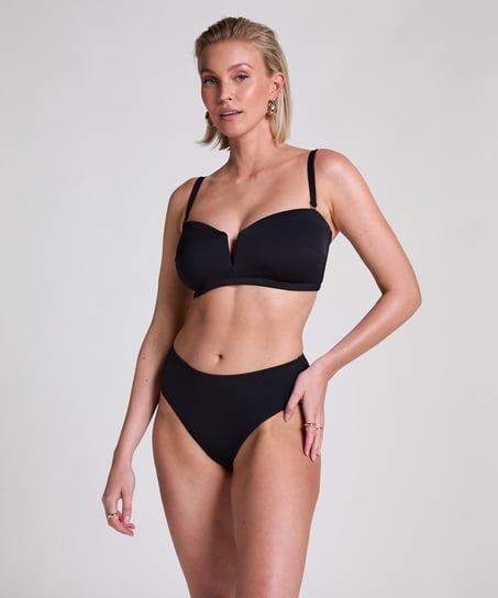 Neopren Rio-bikinitrusse, Sort