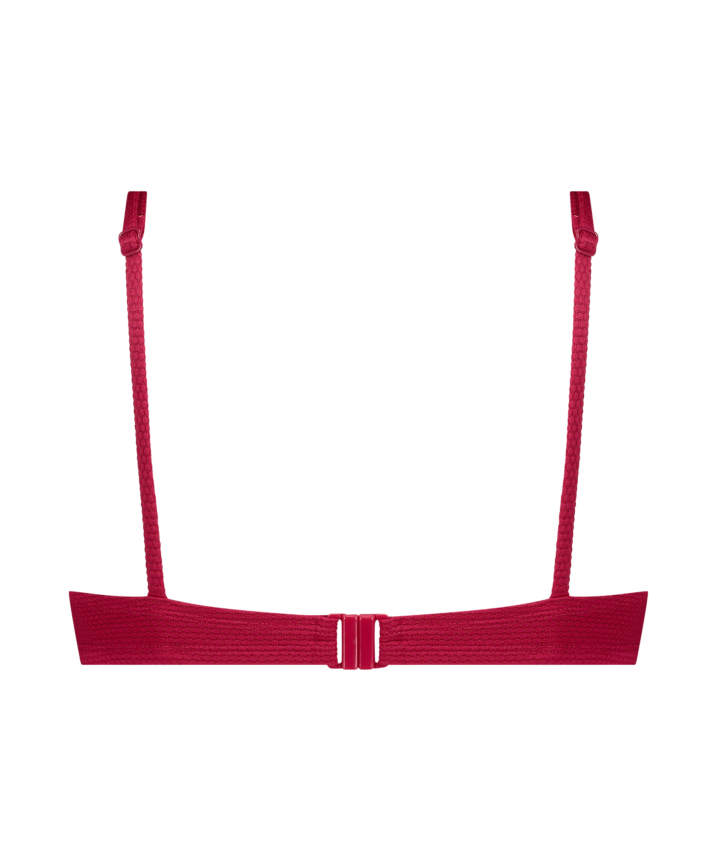 Ikke-formstøbt bikinitop med bøjle Scallop, Lyserød, main