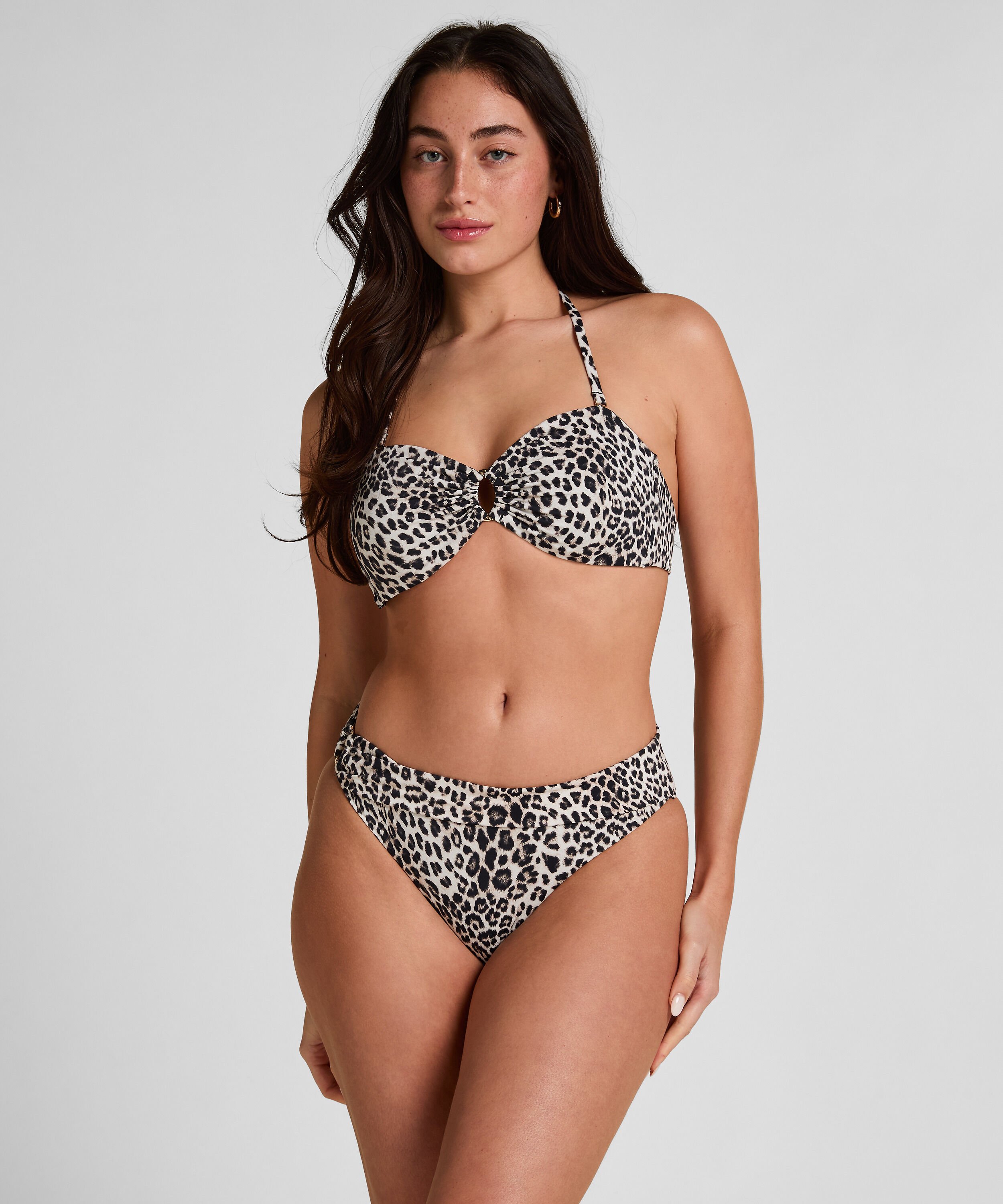 Rio Bikinibund Leopard, Sort Rio Bikinibund Leopard, Sort