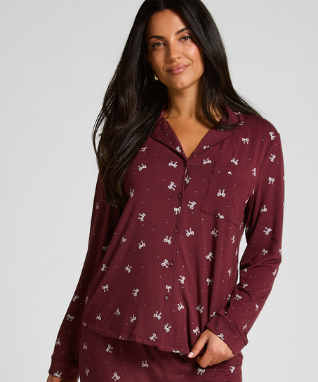 Lang&aelig;rmet jerseyjakke Essential, Lilla