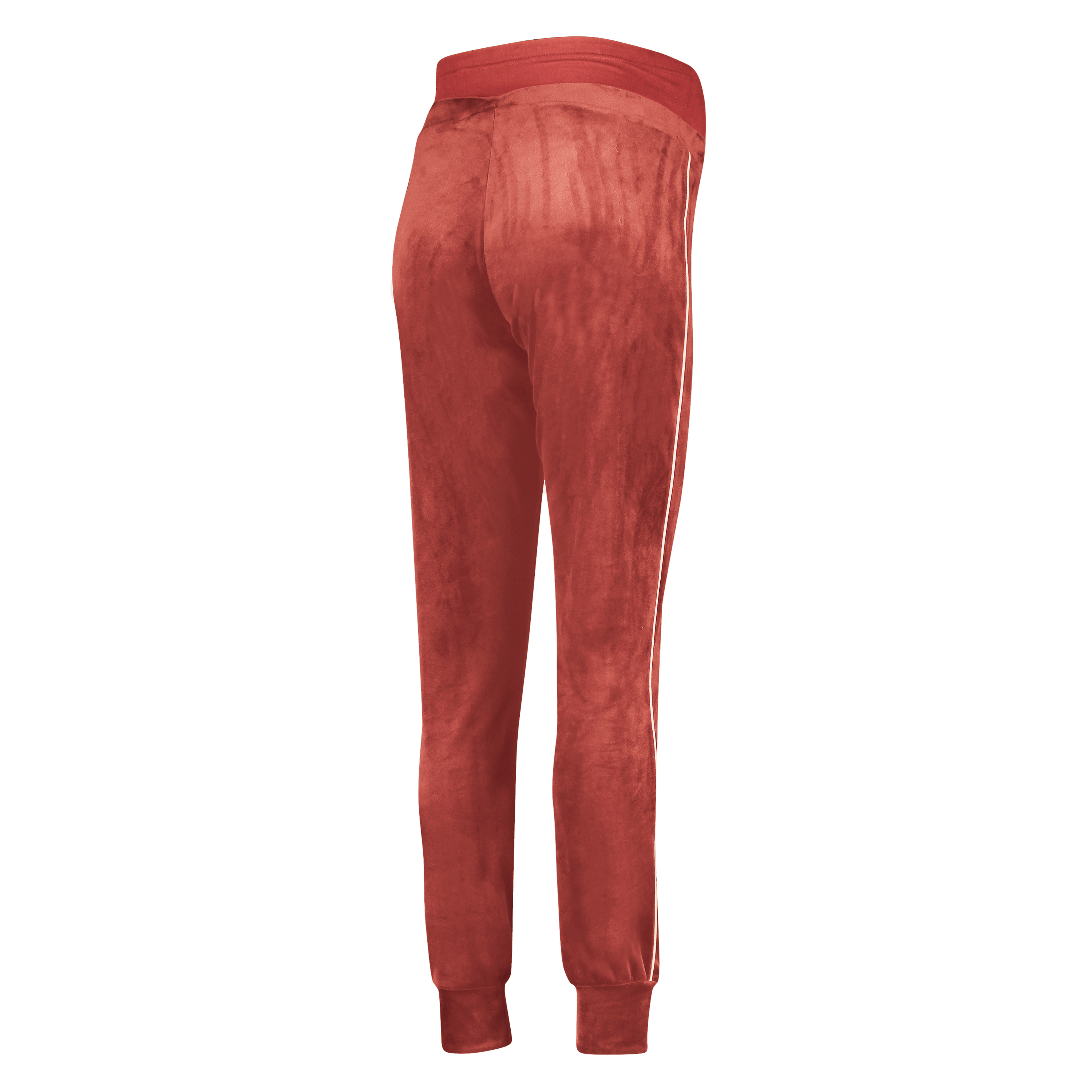 Velourjoggingbukser til gravide, pink, main