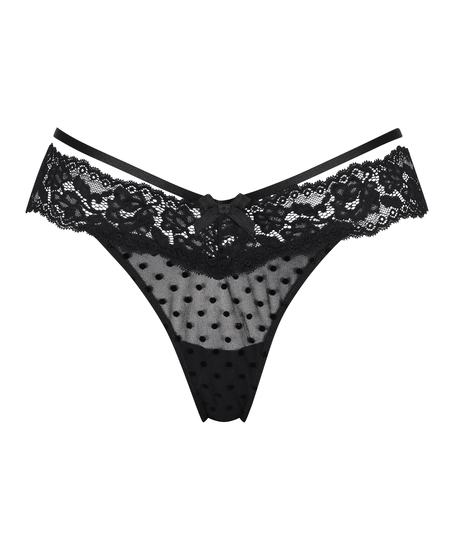 Ekstra lav g-streng Jada, sort