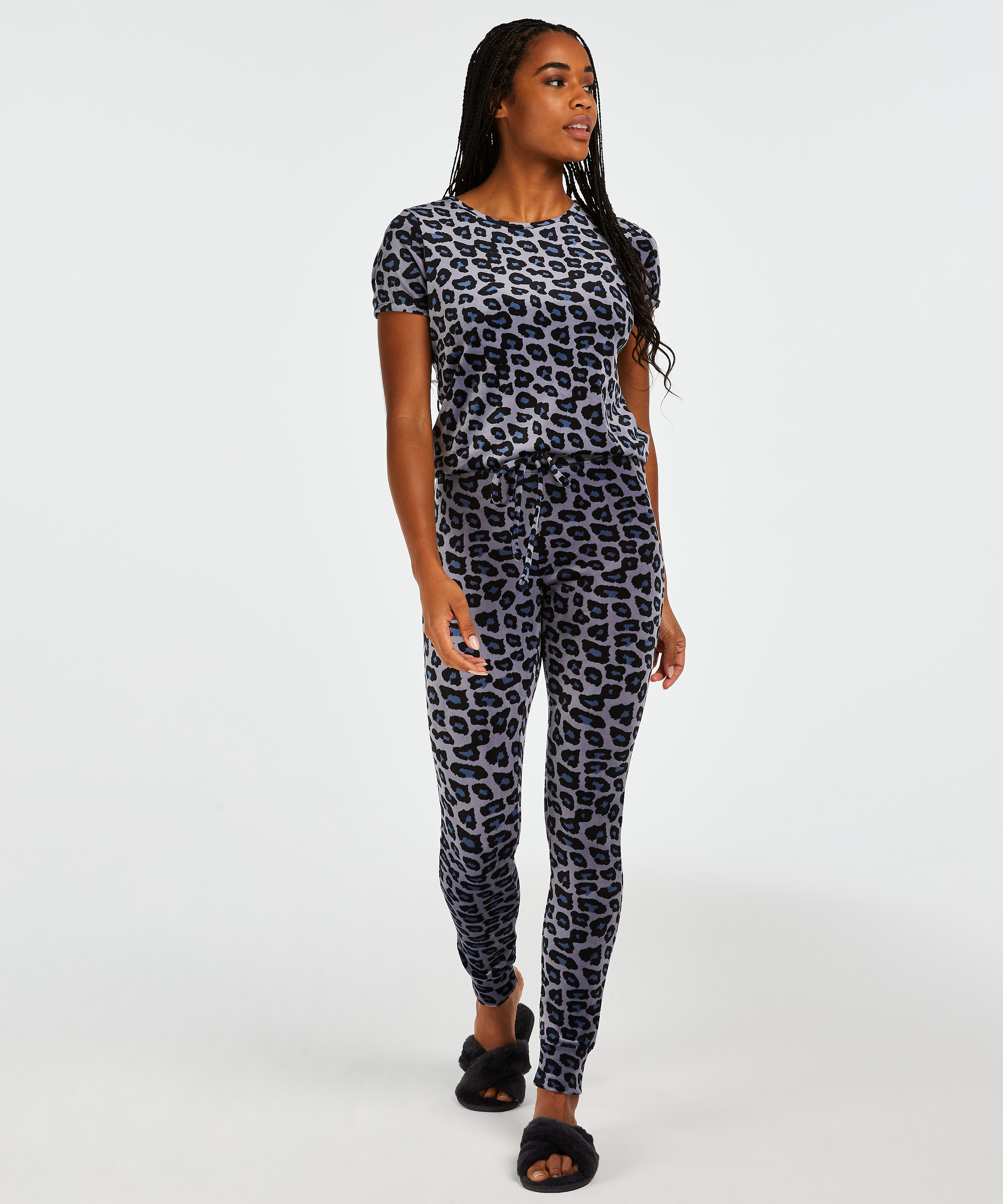 Legging Velour, Gr&aring;, main