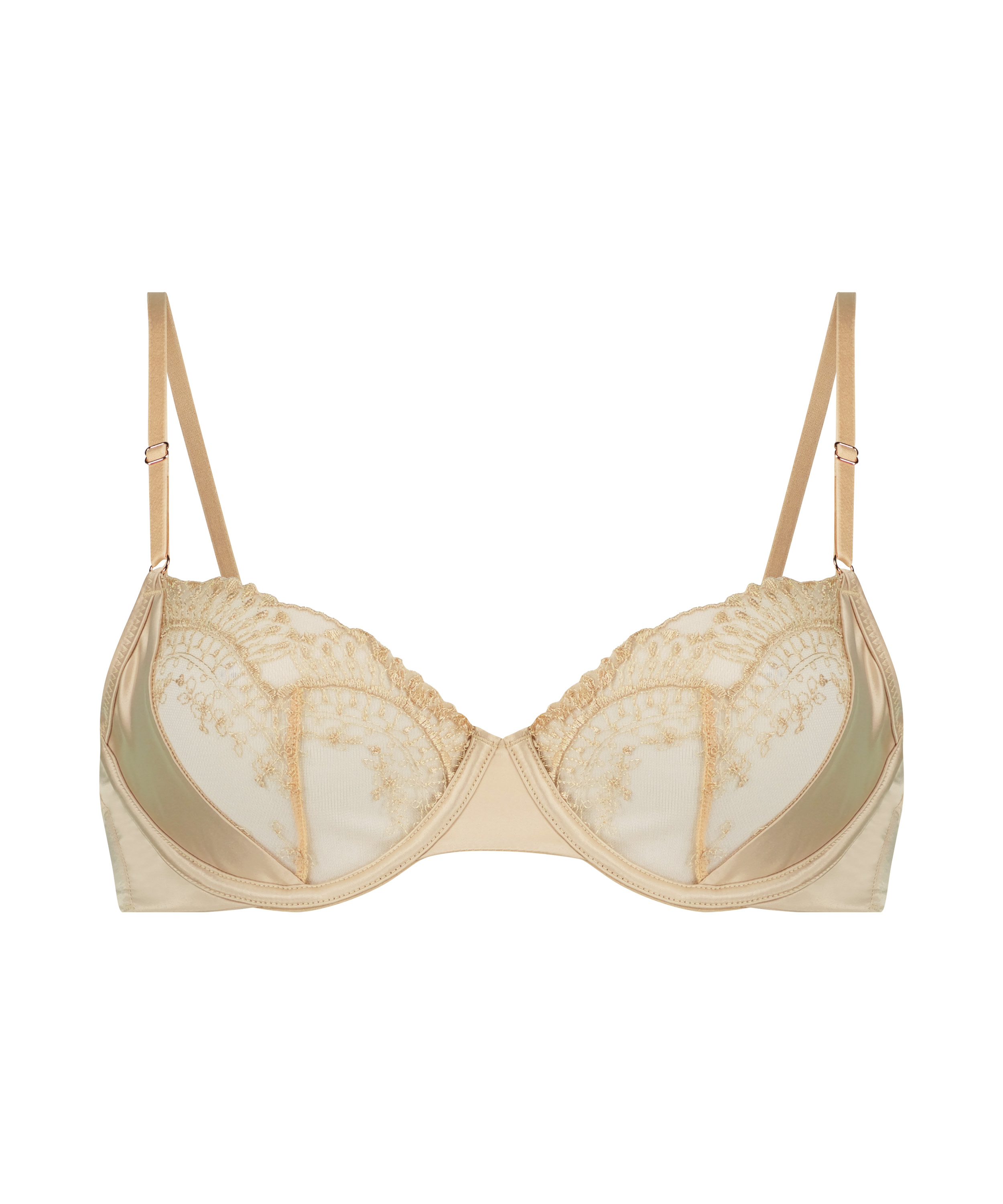 Ikke-formstøbt bøjle-bh Stella, Gul, main