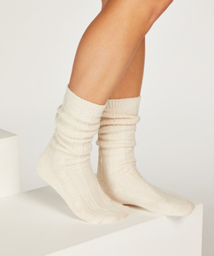 Varme sokker Myla, hvid