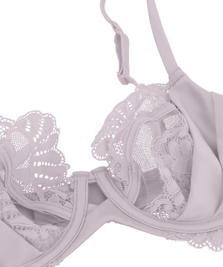 Ikke-formstøbt bøjle-bh Almendra, Lilla