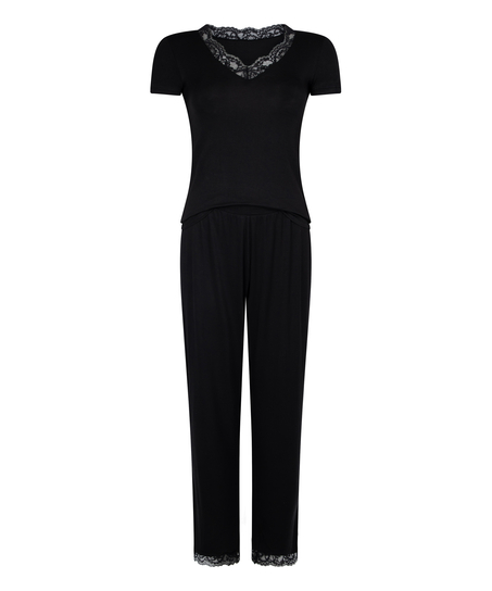 Pyjamassæt Nanna, sort