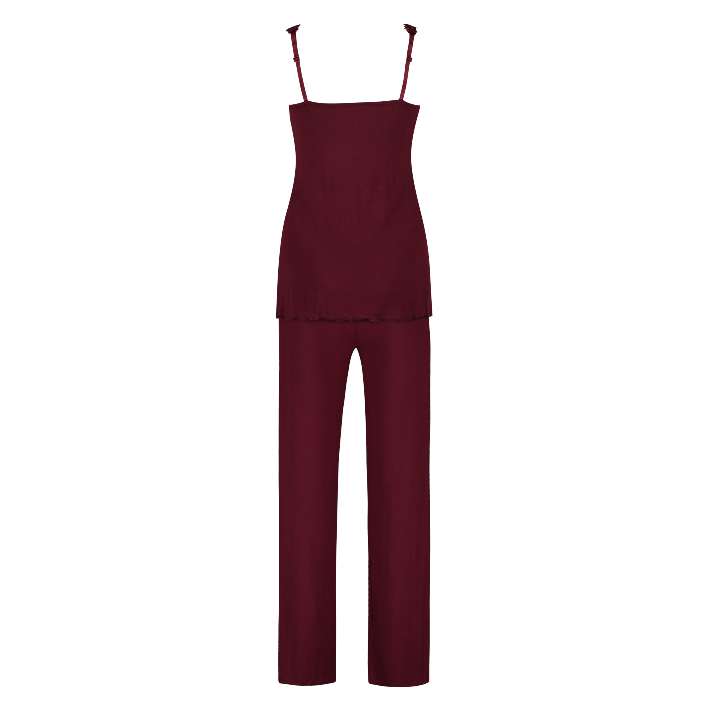 Pyjamaset Modal lace, R&oslash;d, main