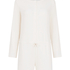Onesie-jumpsuit short i jersey rib, Hvid