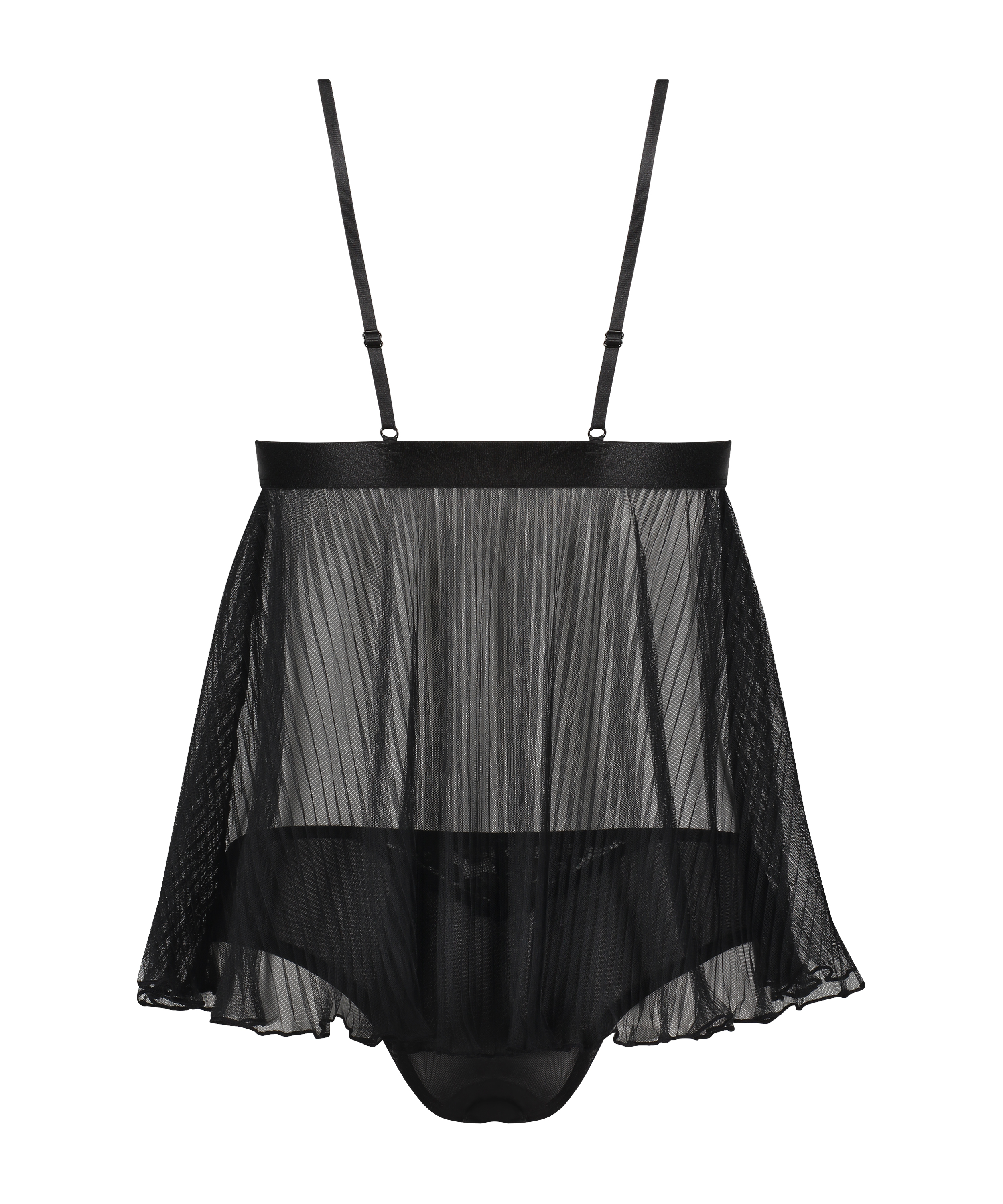 Camisæt Evangelina, sort, main