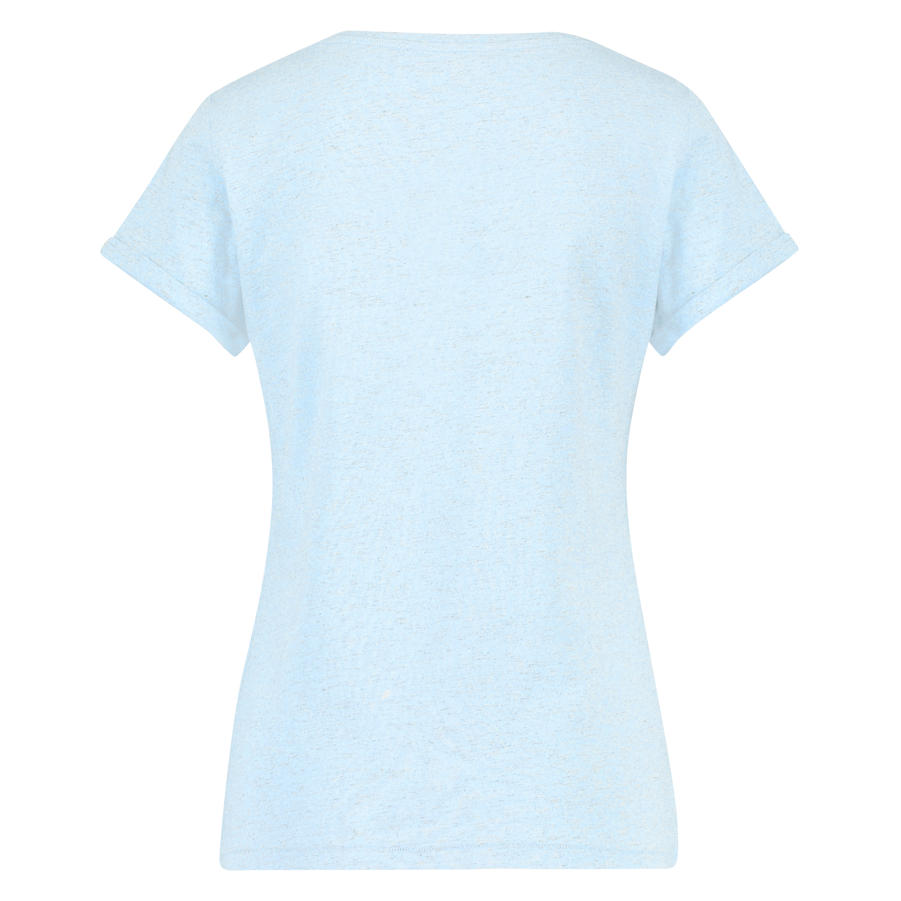 SS Chest Print top, Blå, main