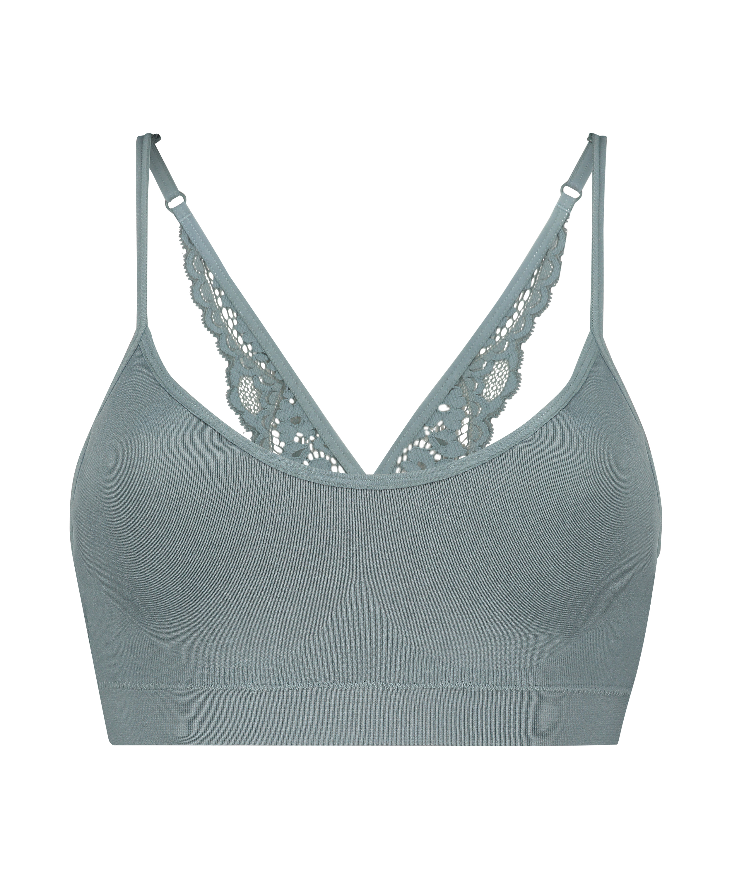 Sømløs bralette Rose, Grøn, main