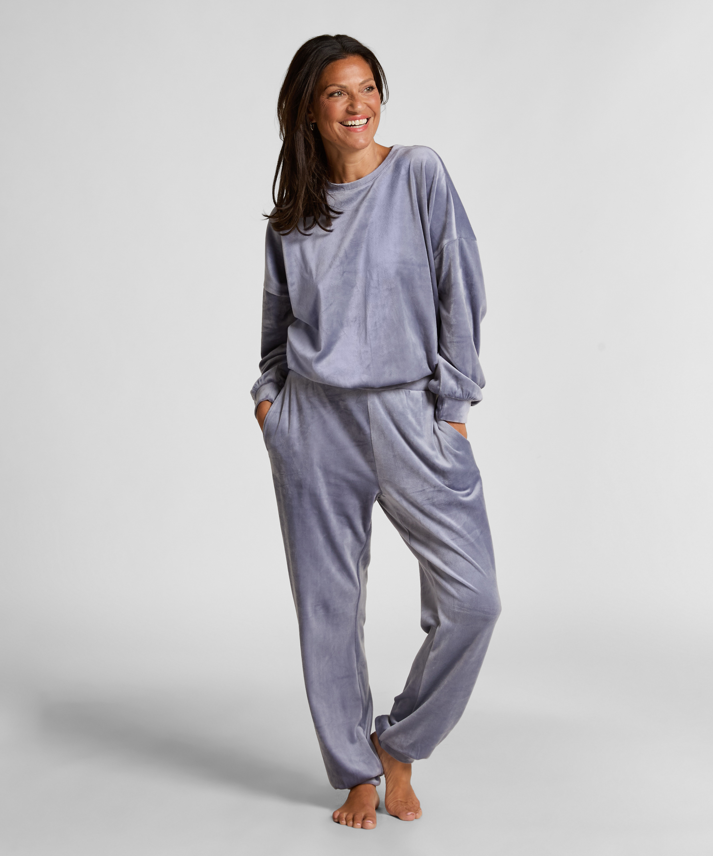 Velourtop, Blå, main