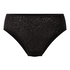 Elle h&oslash;jtaljet brasiliansk trusse med h&oslash;j benudsk&aelig;ring, Sort