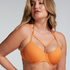 Bikinitop Scallop Lurex, Orange