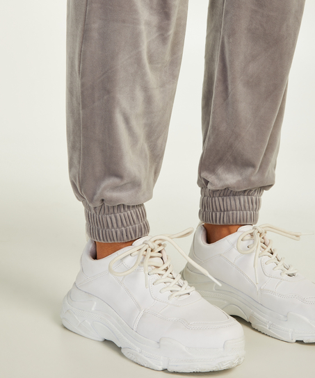 Joggingbukser Velours, Gr&aring;