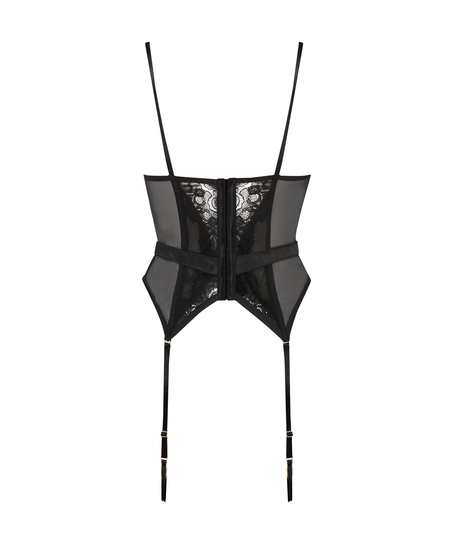 Private Bustier Elizabeth, Sort