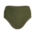 Høj talje Cheeky Shaping Bikini-Bund Luna, grøn